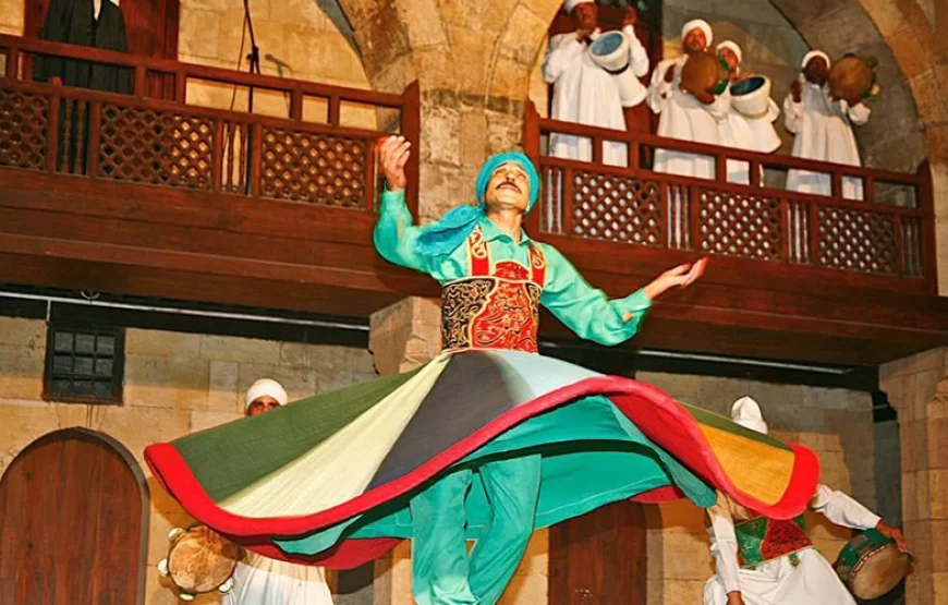 Al Tannoura egyptian heritage show at Wekalet El Ghoury