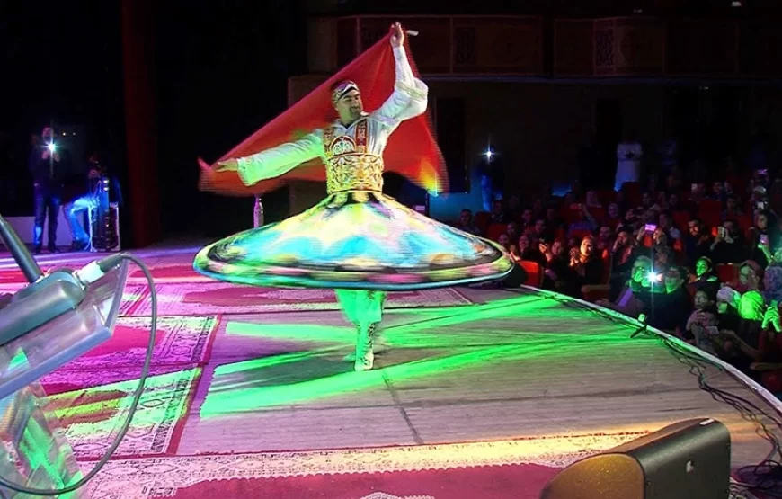 Al Tannoura egyptian heritage show at Wekalet El Ghoury