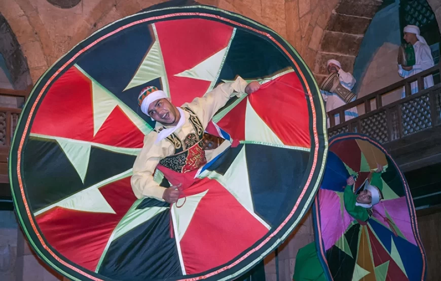 Al Tannoura egyptian heritage show at Wekalet El Ghoury