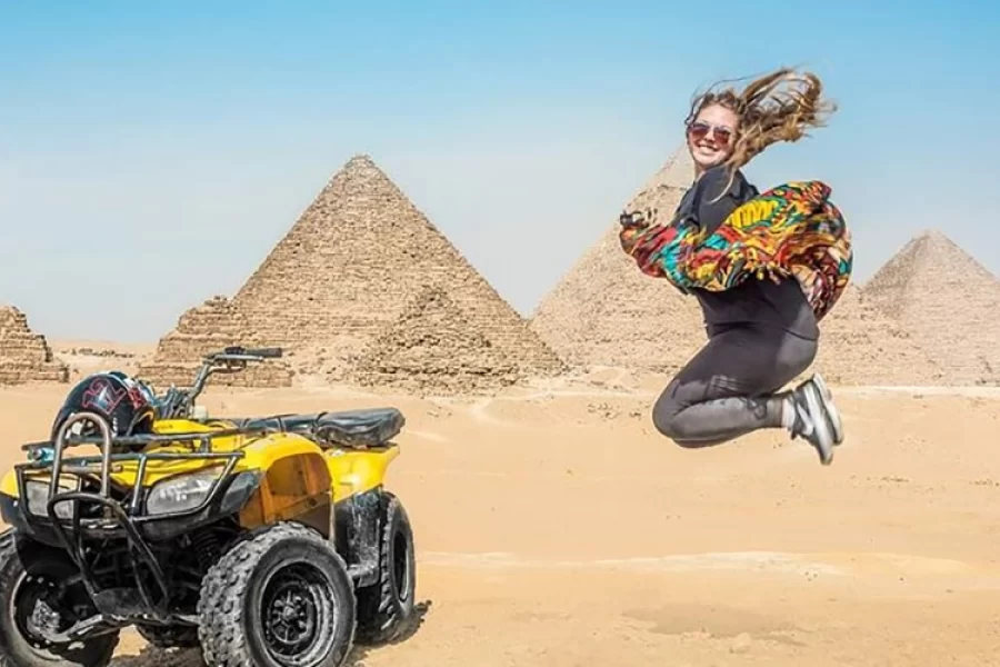ATV Quad Bike Ride at Giza Pyramids