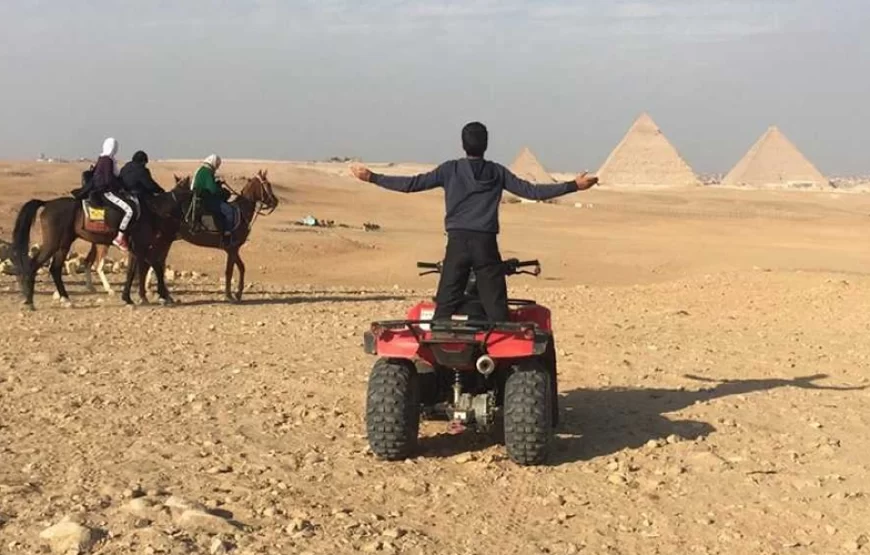 ATV Quad Bike Ride at Giza Pyramids